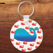 Blauwe walvis sleutelhanger (Voorkant)
