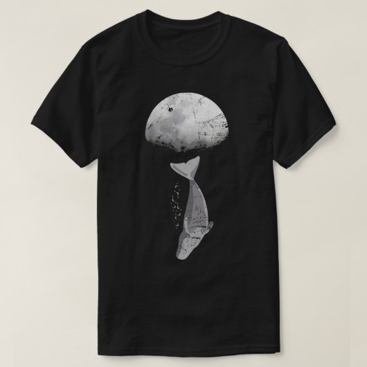 Blauwe walvis Sperm Zee zoogdier T-shirt (Design voorkant)
