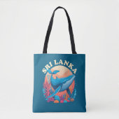 Blauwe walvis spotten in Sri Lanka Tote Bag (Voorkant)