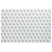 Blauwe walvis stof (Yard (91,4 cm))