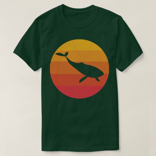 Blauwe walvis t-shirt (Design voorkant)