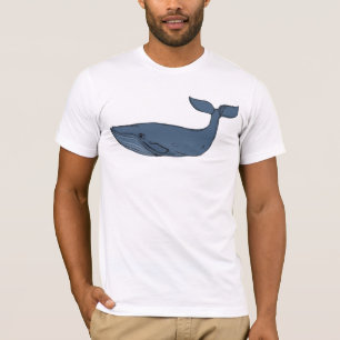 Blauwe walvis t-shirt