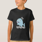 Blauwe walvis t-shirt (Voorkant)