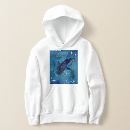 Blauwe walvis-trui bedrukt aan beide zijden (Laagn)