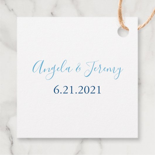 Blauwe walvis verhaal bedankjes labels (Achterkant)