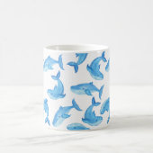 Blauwe walvis Zee Cute Beach Koffiemok (Center)