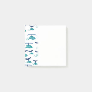 Blauwe walvis Zee Dierlijke Oceaan Mariene Post-it® Notes