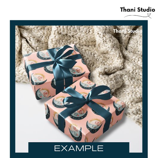 Blauwe walvis zomer eenvoudige vlakte modern elega satijnen lint