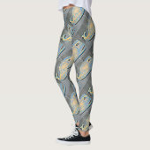 blauwe walvissen leggings (Links)