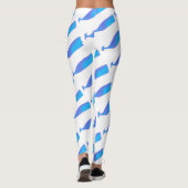 Blauwe walvissen Thunder_Cove wit Leggings (Achterkant)
