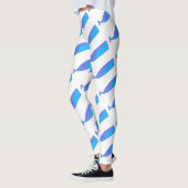 Blauwe walvissen Thunder_Cove wit Leggings (Links)