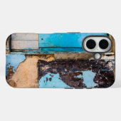 Blauwe wand en deur Case-Mate iPhone case (Achterkant (horizontaal))