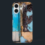 Blauwe wand en deur iPhone 16 hoesje<br><div class="desc">Terwijl ik door de straten liep in de kleine dorpen van de Kaapverdische eilanden,  werd ik overweldigd door de ongelooflijke mix van kleuren,  texturen en materialen die prachtige mogelijkheden biedt voor stedelijke foto's. In dit afbeelding: een blauwe,  beige en bruine muur en een blauwe deur.</div>