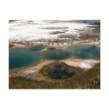 Blauwe warme Springs-geelsteen