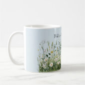 Blauwe Wasbeer Bloemendromen Koffiemok (Links)