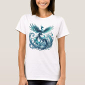 Blauwe Water Phoenix T-shirt (Voorkant)