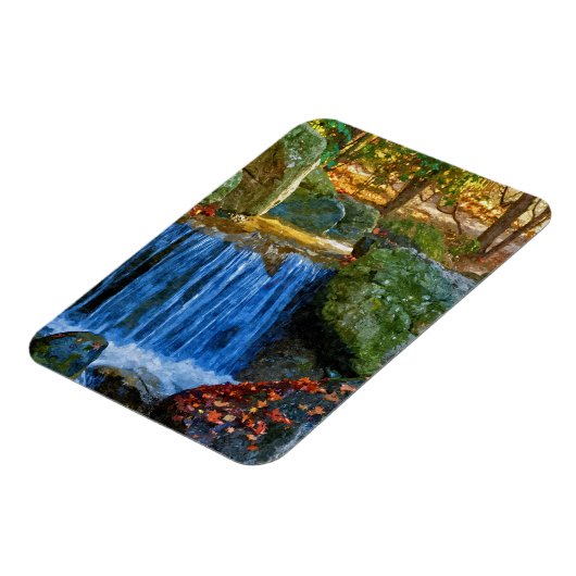 Blauwe waterbron magneet (Linkerzijde)