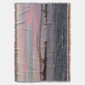 Blauwe waterbrug goot dekens deken (Voorkant Verticaal)