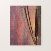 Blauwe waterbrug legpuzzel (Verticaal)