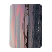 Blauwe waterbrug met gelijkstroommagneet magneet (Verticaal)