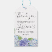 Blauwe waterdichte Vrijgezellenfeesten Cadeaulabel (Voorkant)