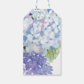 Blauwe waterdichte Vrijgezellenfeesten Cadeaulabel (Achterkant)