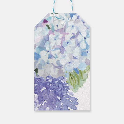 Blauwe waterdichte Vrijgezellenfeesten Cadeaulabel (Achterkant)