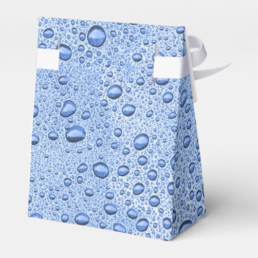 Blauwe waterdruppels bedankdoosjes (Achterkant)