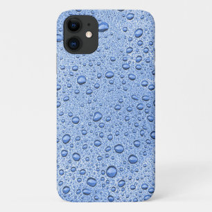 Blauwe waterdruppels Case-Mate iPhone case