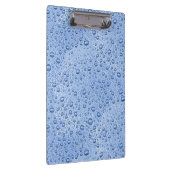 Blauwe waterdruppels klembord (Rechts)