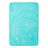 Blauwe waterdruppels Zomer Pool Birthday Party Badmat (Voorkant Verticaal)