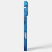 Blauwe waterdruppelstructuur Case-Mate iPhone case (Achterkant / Rechts)