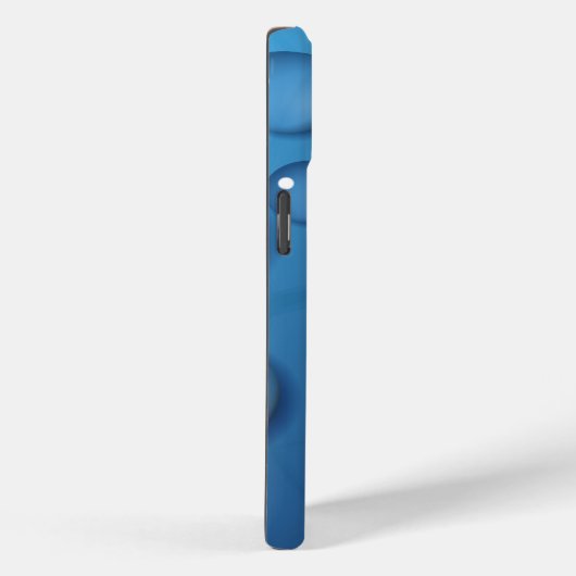 Blauwe waterdruppelstructuur Case-Mate iPhone case (Achterkant / Rechts)