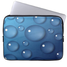 Blauwe waterdruppelstructuur