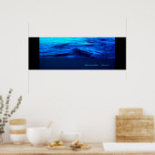 Blauwe wateren poster (Keuken)