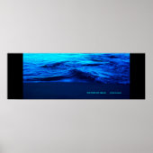 Blauwe wateren poster (Voorkant)