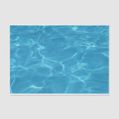 Blauwe wateren tissuepapier (Voorkant)