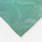 Blauwe wateren, zeepaard en Vlaanderen Fleece Deken (Hoek)