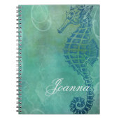 Blauwe wateren, zeepaard en Vlaanderen Notitieboek (Voorkant)