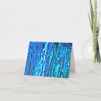 'Blauwe Waterfall Bedankkaart