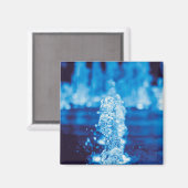 Blauwe waterfunctie in beweging magneet (Voorkant / Achterkant)