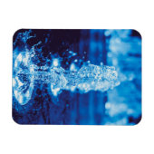 Blauwe waterfunctie in beweging magneet (Horizontaal)