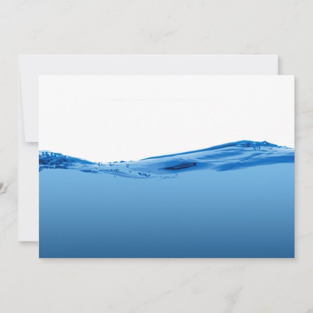 Blauwe watergolf (Voorkant)