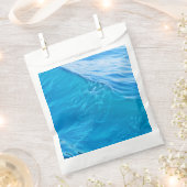 Blauwe watergolf bedankzakje (Geknipt)