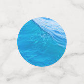 Blauwe watergolf confetti (Kleine voorkant)