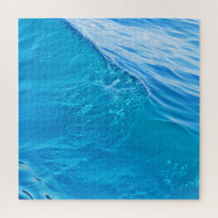 Blauwe watergolf legpuzzel