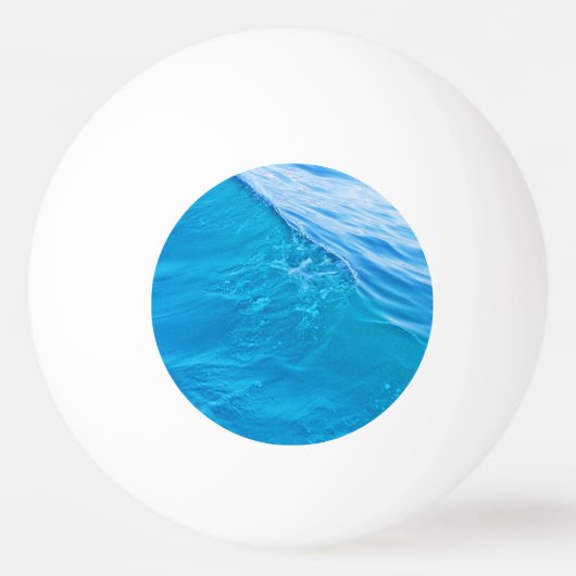 Blauwe watergolf pingpongbal (Voorkant)