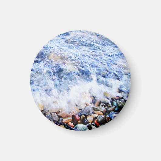 Blauwe watergolving magneet (Voorkant)