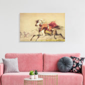 Blauwe waterkreeft door Alfred Jacob Miller Canvas Afdruk (Insitu (Woonkamer))