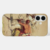 Blauwe waterkreeft door Alfred Jacob Miller Case-Mate iPhone Case (Achterkant (horizontaal))
